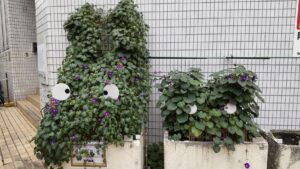 蔦で作った トトロ?